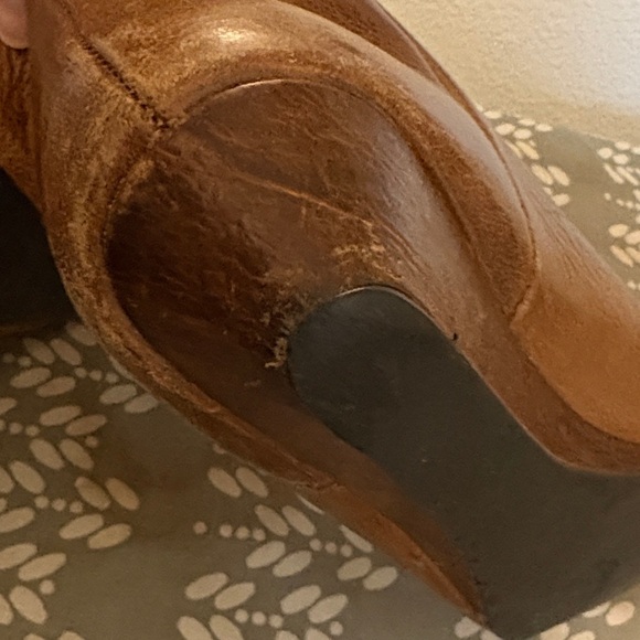 Steven By Steve Madden “Intyce” Brown Leather Heeled Boots - Picture 7 of 7